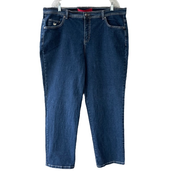 Slimming Look Boot Cut Stretch Jeans Womens Plus Size 18W Gloria Vanderbilt - Picture 12 of 12